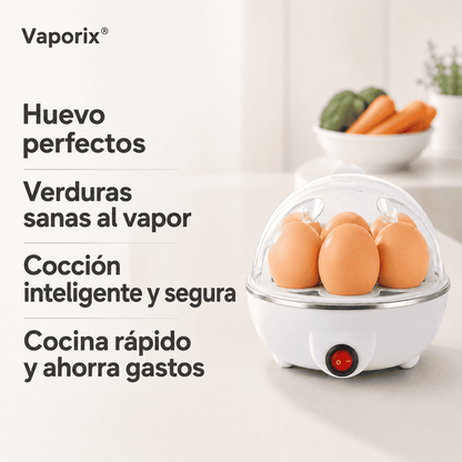 Vaporix® (Vaporera De Verduras Y Hervidor De Huevo eléctrico)