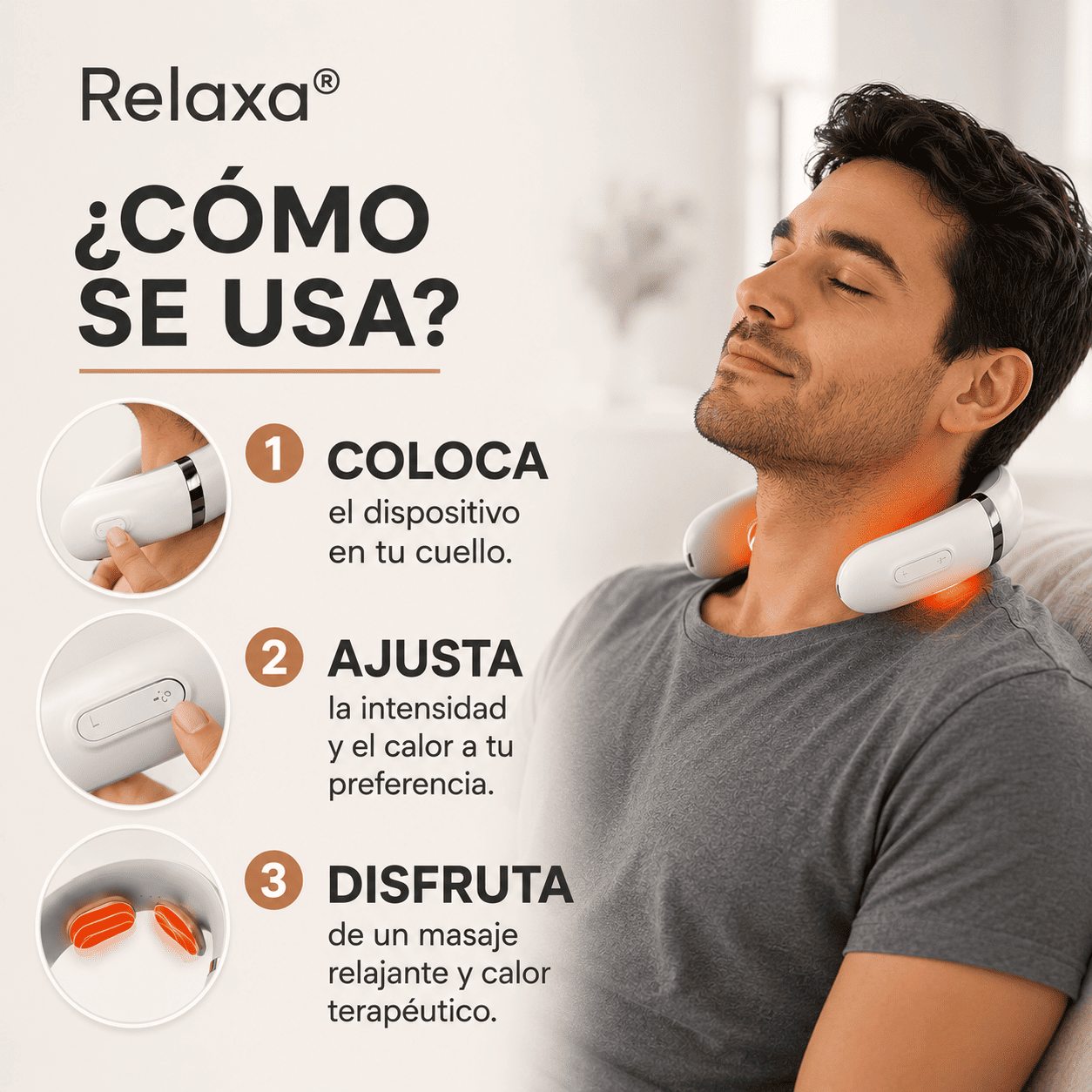 Relaxa® (Masajeador Cervical)