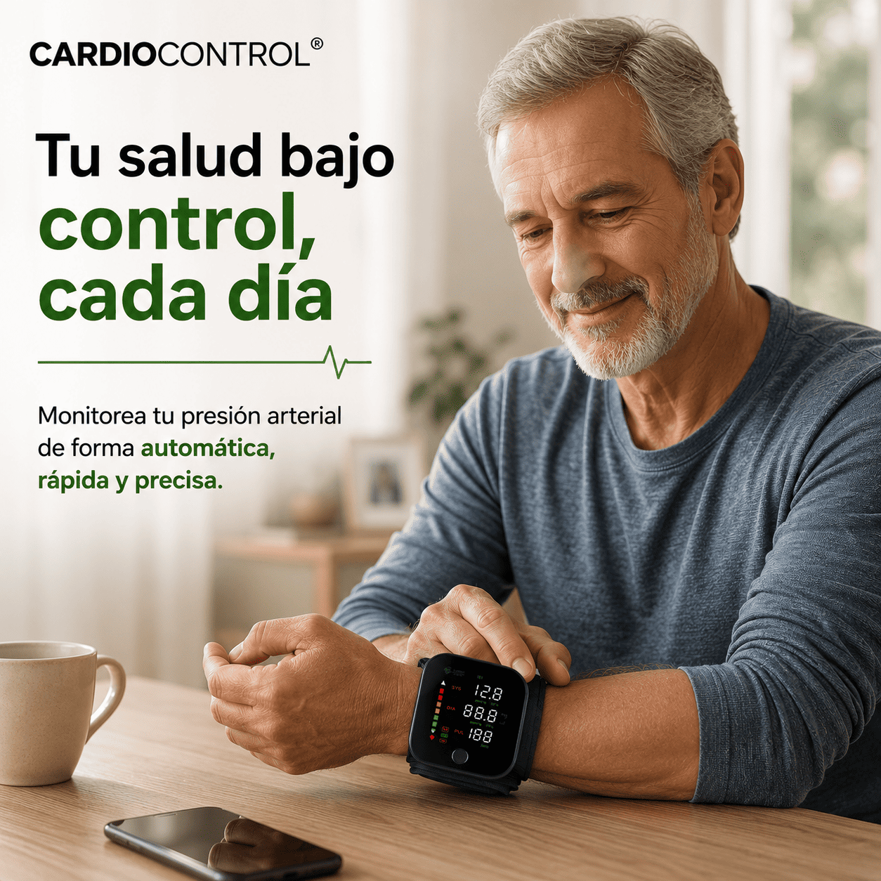 CardioControl® (Monitor digital de presión arterial)