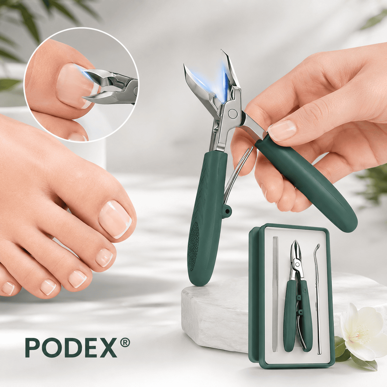 Podex® 2X1 (Cortaúñas Biselado)