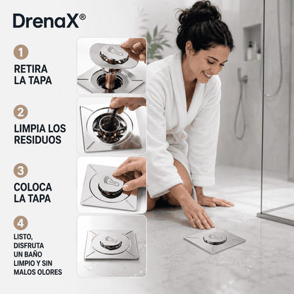 DrenaX® (Coladera de desagüe)