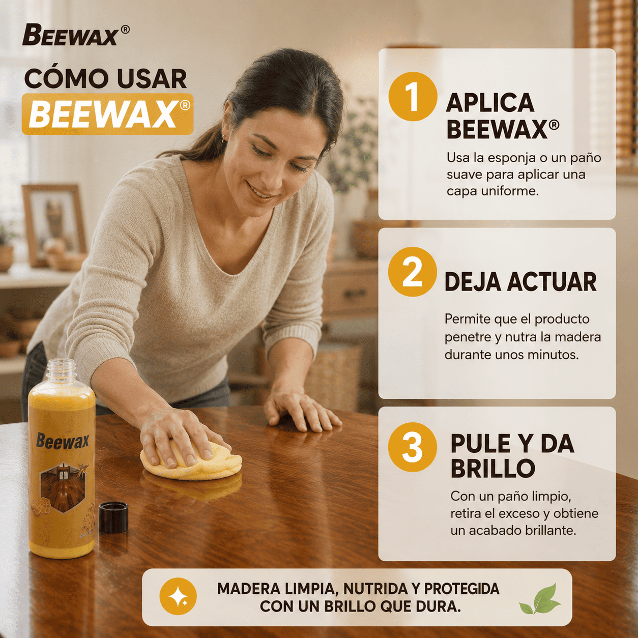 BEEWAX® (Cera para madera)
