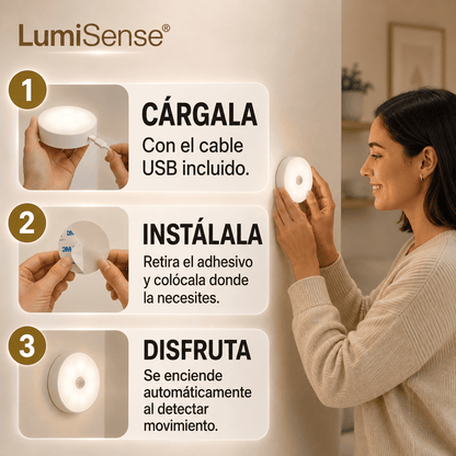 LumiSense® 3 PZS (Lamparas Con Sensor De Movimiento)