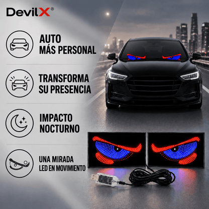 DevilX® (Juego De 2 Paneles Led de Ojos)