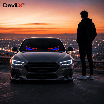 DevilX® (Juego De 2 Paneles Led de Ojos)