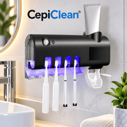 CepiClean® (Porta Cepillo De Dientes Dispensador Antibaterial Recargable)
