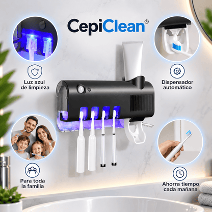 CepiClean® (Porta Cepillo De Dientes Dispensador Antibaterial Recargable)
