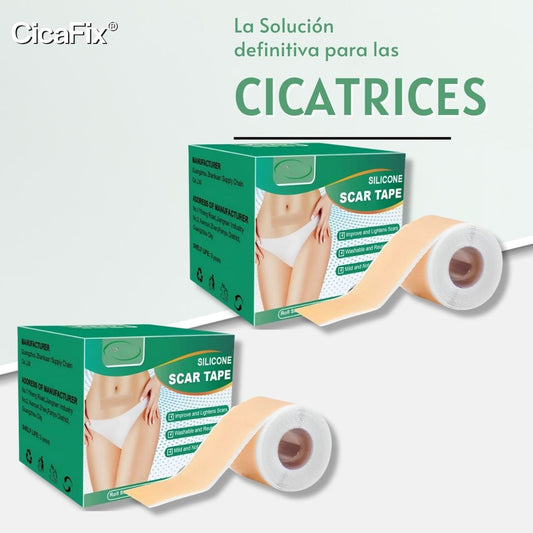 CicaFix® 2 X 1 (Parche Silicon Quita Cicatrices)
