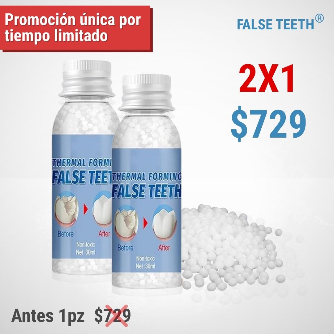 FALSE TEETH® 2X1 (Dientes postizos)