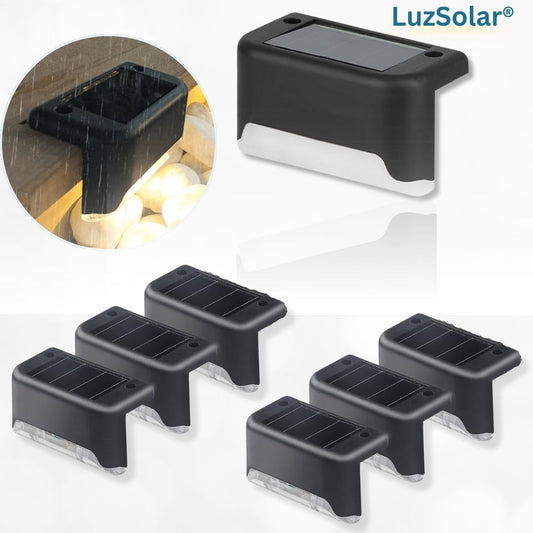 LuzSolar® (Kit de 6pzs lámparas solares para exteriores)