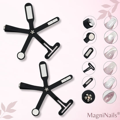 MagniNails® 2 X 1 (Iman 6 En 1 Decoración De Uñas Gel)