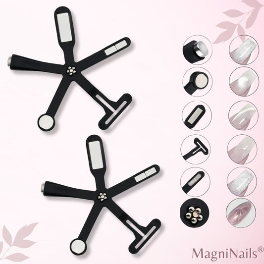 MagniNails® 2 X 1 (Iman 6 En 1 Decoración De Uñas Gel)