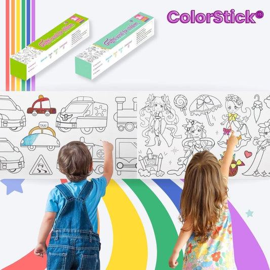 ColorStick® 2X1 (Rollo de dibujos para niños)
