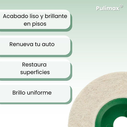 Pulimax® 8PZS (Discos de fieltro de lana)