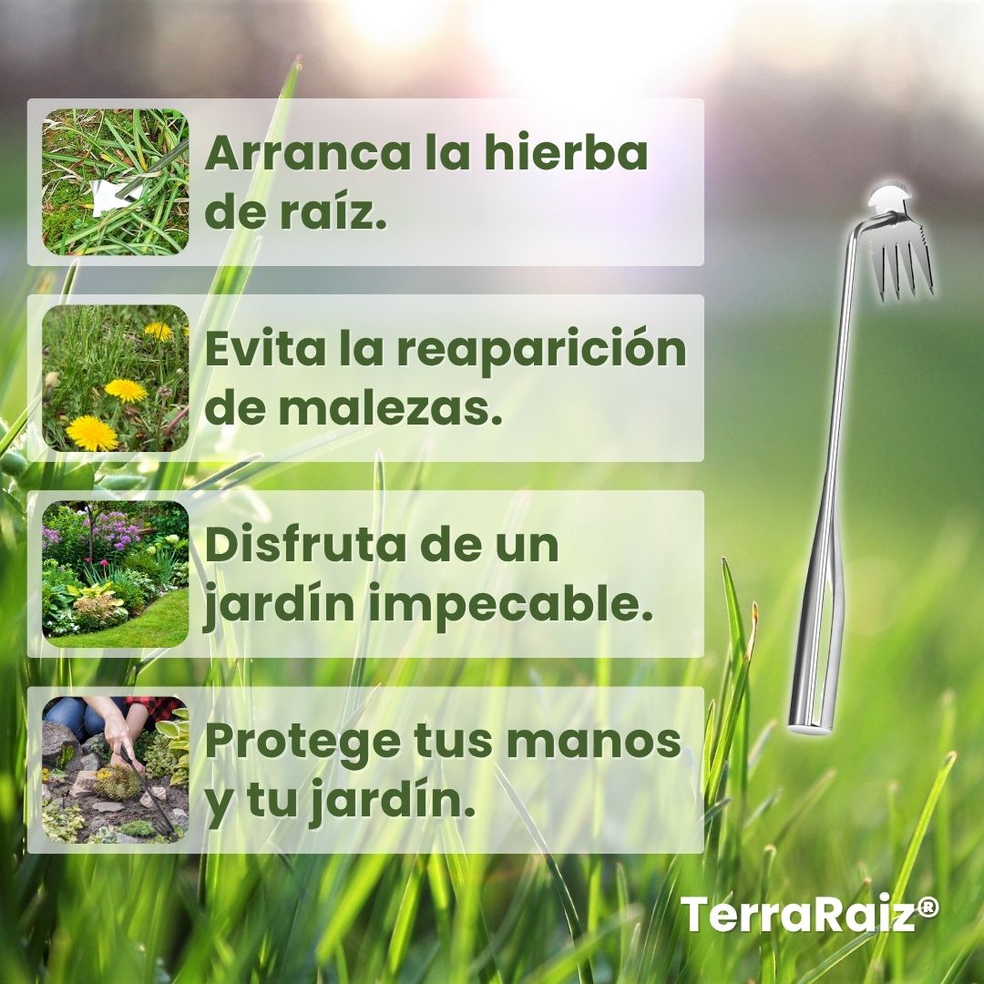 TerraRaiz® 5 Pzs (Gancho para deshierbar)