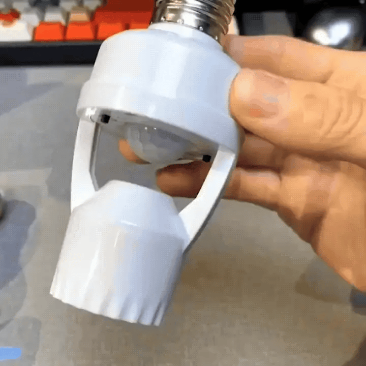 SensoLux® 3Pzs (Socket Con Sensor De Movimiento 360°)