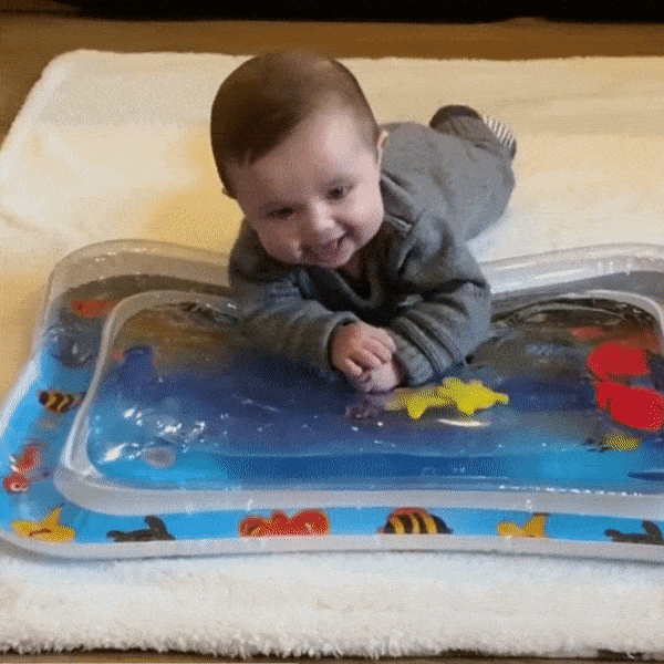 AquaBaby® 2X1 (Tapete de agua para bebés)